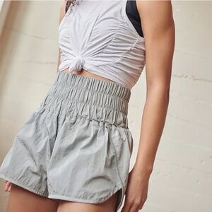 Free People The Way Home Shorts Grey Sz M